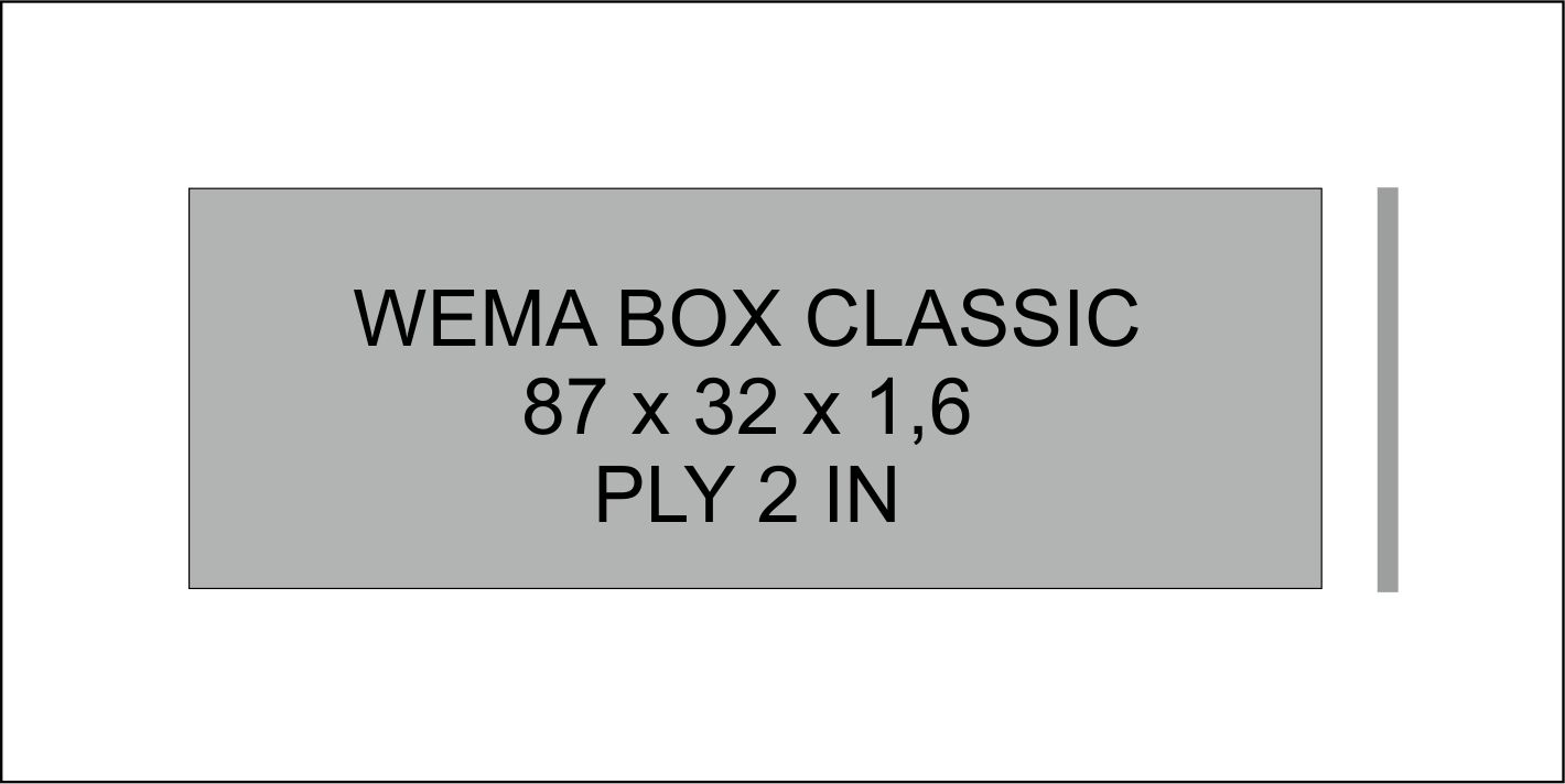 Briefkastenschild<br> Wema Box Classic